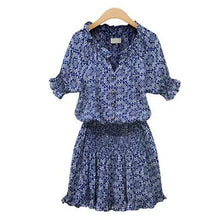 Load image into Gallery viewer, Short Casual Women Summer Dress Boho Style Floral