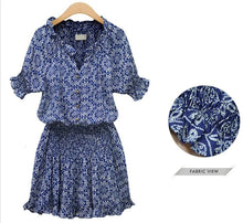 Load image into Gallery viewer, Short Casual Women Summer Dress Boho Style Floral