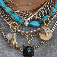 Load image into Gallery viewer, Floating Pearl Lariat Necklace