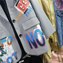 Load image into Gallery viewer, Graffiti Blazer Design