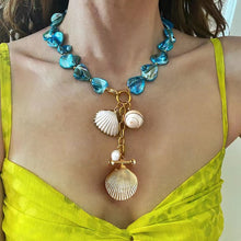 Load image into Gallery viewer, Floating Pearl Lariat Necklace