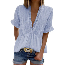 Load image into Gallery viewer, Summer Ruffle Blouse 2025