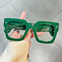 Load image into Gallery viewer, Vintage Glasses Square Full Rim Spectacles Unisex, Anti-Reflective Coating, Fashionable Transparent Lenses, Daily Wear Eyewear