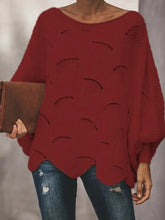 Load image into Gallery viewer, Long Sleeve Thin Crochet Sweaters for Woman Autumn New Women's Knitted