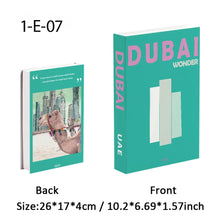 Load image into Gallery viewer, Palm Capri Ibiza Miami Tulum Fake Book Storage Box Travel Series Colorful Decorative Coffee Table Books Shooting Prop Home Decor