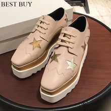 Load image into Gallery viewer, Casual Solid wedge Shoes Loafers Platforms loafers Oxfords 35-41