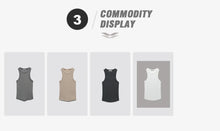 Load image into Gallery viewer, BMURHMZA Fashion New Water Wash Rib Simple Retro Workwear Women's Tank Top
