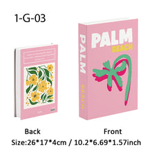 Load image into Gallery viewer, Palm Capri Ibiza Miami Tulum Fake Book Storage Box Travel Series Colorful Decorative Coffee Table Books Shooting Prop Home Decor
