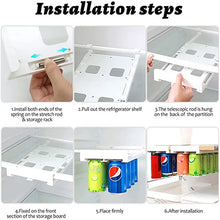 Load image into Gallery viewer, Can Dispenser Beer Soda Storage Rack Refrigerator