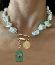 Load image into Gallery viewer, Floating Pearl Lariat Necklace