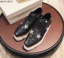 Load image into Gallery viewer, Casual Solid wedge Shoes Loafers Platforms loafers Oxfords 35-41