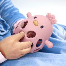 Load image into Gallery viewer, Baby Teether Toy Silicone Chick Shape Teether Dental Care Gums