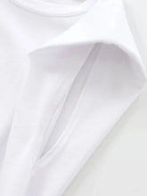 Load image into Gallery viewer, XNWMNZ Women's Fashion 2024 Contrast Satin Midi dress Women Retro Round Neck Sleeveless Versatile Female Midi Dresses