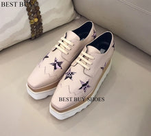 Load image into Gallery viewer, Casual Solid wedge Shoes Loafers Platforms loafers Oxfords 35-41