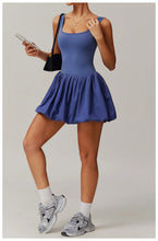 Load image into Gallery viewer, Women Yoga Jumpsuit Set Sexy Dance Ballet Dress Gym Push up Running Tennis Sports