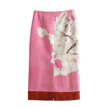 Load image into Gallery viewer, Summer Style Versatile High waisted Retro Straight Skirt Long Skirt