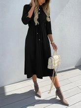 Load image into Gallery viewer, New Classic Fashion Solid Color Dress