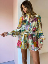 Load image into Gallery viewer, sereno print 2 Pieces Set Elastic High Waist