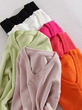 Load image into Gallery viewer, V Neck Oversized Sweaters