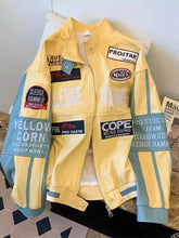 Load image into Gallery viewer, Pink Motorcycle Jacket Unisex American