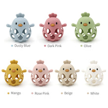 Load image into Gallery viewer, Baby Teether Toy Silicone Chick Shape Teether Dental Care Gums