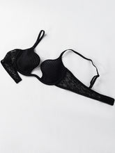 Load image into Gallery viewer, Sujetador espaciador Sexy en forma de U, ropa interior transpirable de malla fina con aros, lencería cómoda y elegante, bralette