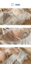 Load image into Gallery viewer, Lace Women Bra Breast Cover Summer Thin Full Cup Underwear Adjustable Push Up Bra Underwire Sexy Bra Lingerie
