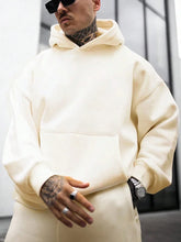 Load image into Gallery viewer, Autumn and Winter Fashion English Letter Printed Hoodie 100% Cotton High Quality Men's Casual Sports and Fitness Clothing