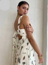 Load image into Gallery viewer, Dress Summer New Graffiti Square Neck Sleeveless Casual Loose Dress