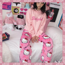 Load image into Gallery viewer, Sanrio Hello Kitty Flannel Pajamas