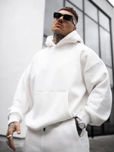 Load image into Gallery viewer, Autumn and Winter Fashion English Letter Printed Hoodie 100% Cotton High Quality Men's Casual Sports and Fitness Clothing