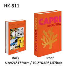 Load image into Gallery viewer, Palm Capri Ibiza Miami Tulum Fake Book Storage Box Travel Series Colorful Decorative Coffee Table Books Shooting Prop Home Decor