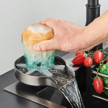 Load image into Gallery viewer, Kitchen Stainless Steel Glass Washer Wine Cup Tea Cup Milk Bottle Cleaning Rinser Automatic Glass Cup Washer High Pressure