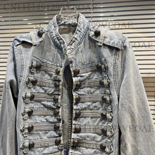 Load image into Gallery viewer, 2026 Autumn New Fashion Metal Buckle Design Shoulder Strap Denim Short Jacket For Women High Street Coat Female 11A06995