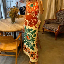 Load image into Gallery viewer, Fashion Pattern Slim A-line Dress Bohemian Dress