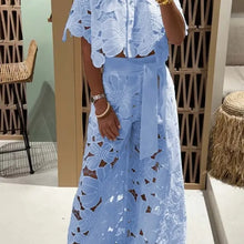 Load image into Gallery viewer, Lace Fashion Patchwork Pants Sets