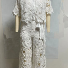 Load image into Gallery viewer, Lace Fashion Patchwork Pants Sets