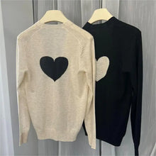 Load image into Gallery viewer, Heart Wool Sweater Love FAshion Pattern
