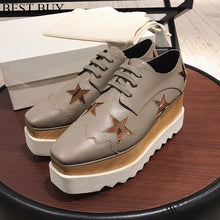 Load image into Gallery viewer, Casual Solid wedge Shoes Loafers Platforms loafers Oxfords 35-41