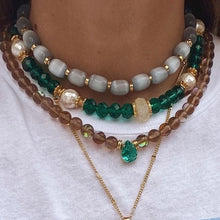 Load image into Gallery viewer, Floating Pearl Lariat Necklace