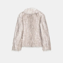 Load image into Gallery viewer, Thicken Warm Women's Faux Fur Coat Lapel Long Sleeve Puffy Jacket Fashion Short Outwear 2025 New Winter Chic Dot Lady Coats