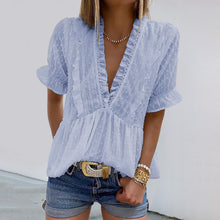 Load image into Gallery viewer, Summer Ruffle Blouse 2025