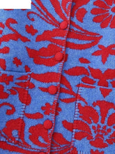 Load image into Gallery viewer, Vintage O Neck Flower Sweater