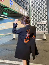 Load image into Gallery viewer, Fashion Black Embroidered Blazers