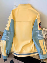 Load image into Gallery viewer, Pink Motorcycle Jacket Unisex American