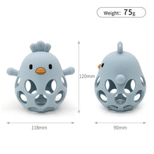 Load image into Gallery viewer, Baby Teether Toy Silicone Chick Shape Teether Dental Care Gums