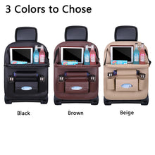 Load image into Gallery viewer, Car Storage Organizer Foldable Table Tray Travel Storage Bag Auto Accessories