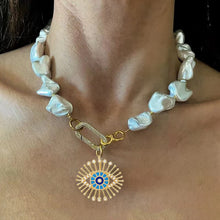 Load image into Gallery viewer, Floating Pearl Lariat Necklace