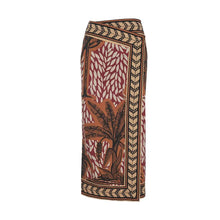 Load image into Gallery viewer, Floral Pirnted Hanging Neck Wrap Skirt Bohemia Bikini Set For Women Swim Suit Boho Beach Casual Sexy Three Pieces Sets Swimsuit