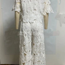 Load image into Gallery viewer, Lace Fashion Patchwork Pants Sets